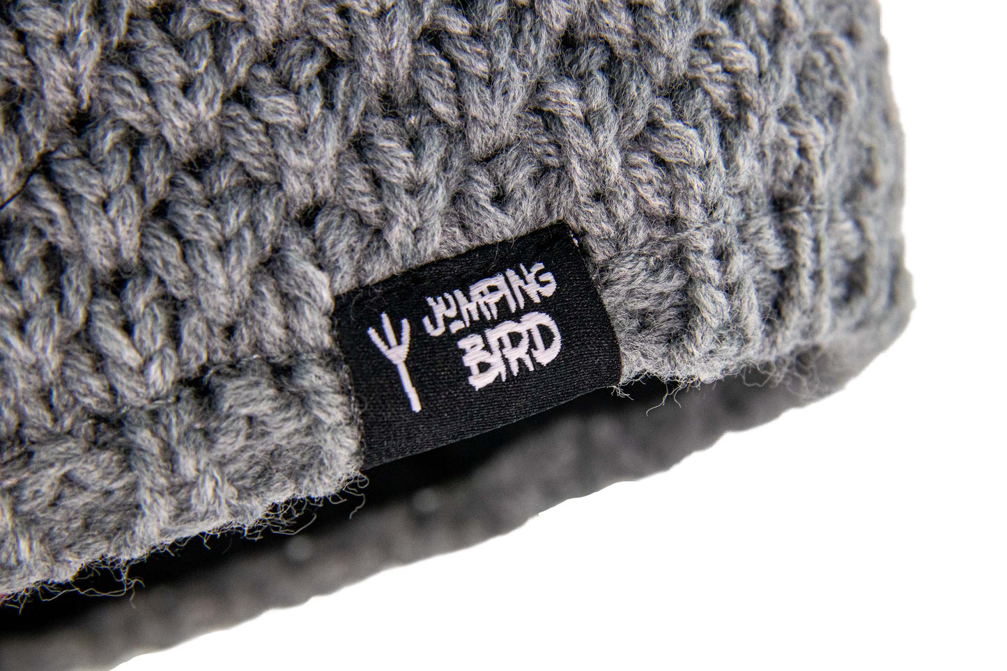 Stirnband von Jumping Bird - Modell Adamello in grau mit weichem Innenfleece für kuscheligen Tragekomfort