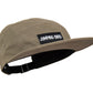 5-Panel-Cap von Jumping Bird in oliv mit sportivem Frontpatch und weicher, unverstärkter Passform für hohen Tragekomfort