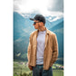 Baseball-Cap von Jumping Bird in Schwarz mit sportivem Frontpatch und seitlichem Logostick
