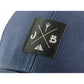 Baseball-Cap von Jumping Bird in Dunkelblau mit sportivem Frontpatch und seitlichem Logostick