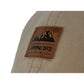 Dad Hat von Jumping Bird in Beige mit geprägtem Lederoptik-Patch vorn und weicher, unverstärkter Passform für hohen Tragekomfort