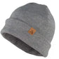 Beanie Strickmütze von Jumping Bird - Modell Diedamskopf in hellgrau mit echter Merino-Wolle, Made in Germany